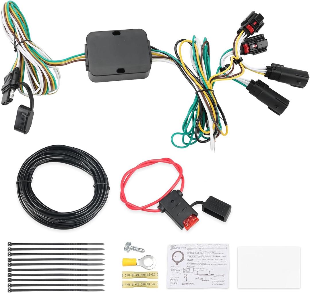 WATERWICH 4-Pin Trailer Wiring Harness Compatible with Jeep Grand Cherokee 2022-2025/ Jeep Grand Cherokee L 2021-2025 Replacement for 56473