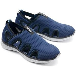BASS OUTDOOR Women's Vented Mesh Water Shoes – Pull-on Trail Sneakers Hiking, Size 8