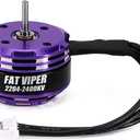 INJORA Fat Viper 2204 2400KV Brushless Outrunner Motor for TRX4M 1/18 RC Upgrade