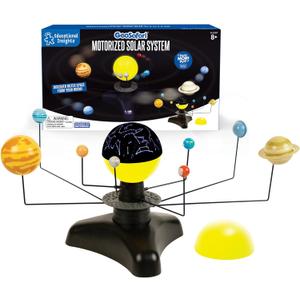 Educational Insights GeoSafari Motorized Solar System - Space Toys & STEM Learning for Kids, Model Planet Kit, Science Classroom or Bedroom Decor, Astronomy Sets and Gifts for Boys & Girls Ages 8+