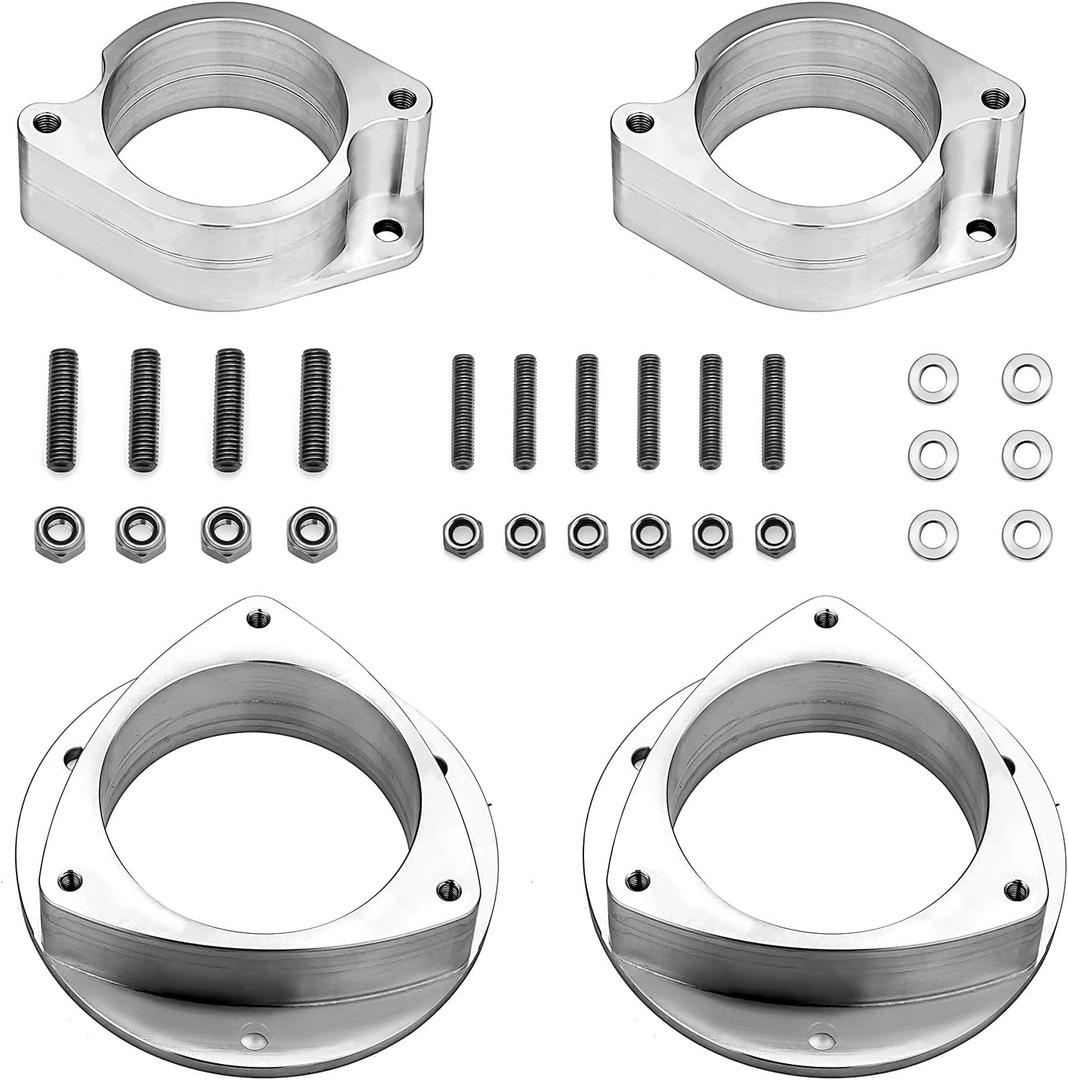WSays 3" Shock Lift Suspension Extension Spacers Compatible with Subaru Impreza WRX WRX STi Forester XV Crosstrek 2008-2017