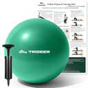 Trideer Exercise Balls Physical Therapy, 9 Inch Pilates Ball Between Knees for Physical Therapy, Mini Exercise Ball - Yoga Ball, Small Workout Balls for Core Strength and Back Support with Pump&Guide