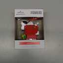Hallmark Peanuts Snoopy on Holiday Doghouse Christmas Ornament, Blown Glass