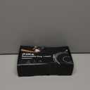 PINA Upgraded Retractable Dog Leash, 26 ft Dog Leash for Small Medium Large Dogs Up to 110lbs, Heavy Duty Reflective Nylon Tape 360 Tangle-Free, with Anti-Slip Handle, One-Handed Brake, Pause, Lock (Black)