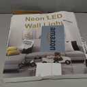 Moon Cat Neon Sign for Wall Decor USB Powered Led Cute Cat Moon Neon Light for Kids Bedroom Wall Decor Led Wall Art for Pet Shop Birthday Party Gift for Kids(14inch*12inch)