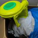 JOYMOR 9-in-1 Bounce House for Ages 8-12 with Height-Adjustable Basketball Hoop, 30s Quick Inflatable Bouncer for Ages 3-6 with Blower, Portable Bag for Indoor & Outdoor Party (Kiosk Theme) 