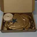 Seematn 11 Pcs 11.8 Inch Large Inflatable Christmas Bell Ornaments Outdoor Decorations Fun Bell Balls Inflatable Christmas Ornaments with Bows for Holiday Porch Lawn Yard Tree Hanging Decoration