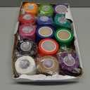 CHIYUNS Colored Masking Tape Thick, Color Painters Tape for Kids, 14Rolls 2 inch Wide x 10 Yards Each, Colorful Paper Tapes Rainbow Colors for Labeling Packing, Painter Tape Variety Pack, Craft Tape