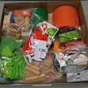 Wooden Train Set 175-Piece for Toddlers Kids Ages 3-8, Double-Sided Expandable Train Track with Puzzles & Magnetic Fishing Toys Compatible with Major Brands, STEM Railway Playset Gifts for Boys Girls