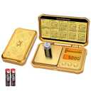 GRAM PRES Digital Pocket Gram Scale 300g x 0.01g Accuracy Small Mini High Precision Gold Scale Digital Weight Grams and Oz for Jewelry,DiamondArrows, Powders and Medicine,with 50g Cal Weights
