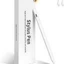 Stylus Pen for iPad, Compatible with Apple iPad 2018-2025,Pencil P6th-10th Generation-2X Fast Charge Compatible with Apple iPad Pro 11"/12.9"/M4, iPad Air 3/4/5/M2, iPad mini 5/6 Gen-White