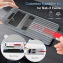 bersem 3 Pack for Samsung Galaxy S25 Ultra Screen Protector + 1 Pack Camera Lens Protector, 9H+ Tempered Glass Film with Customized Installation Tray, Military Grade Shatterproof, HD Clear