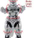 TwCare Set of 2 Mecha Godzilla Earth MechaGodzilla Kiryu Toys, Kaiju Universe Action Figures King of The Monsters Movable Joints Movie Series Soft Vinyl, Travel Bag