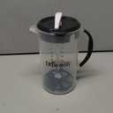 Dr. Brown's Baby Formula Mixing Pitcher with Adjustable Stopper, Locking Lid & No Drip Spout, Black, BPA Free, 36oz, 1 Pack