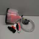 22-Piece No-Spill Coolant Filling Funnel Kit and Siphon Hose Pump, Radiator Coolant Filling Spill-Proof Funnel Kit with Adapters, Extensions, PVC Hose, Engine Oil Funnels, Towel for Universal Vehicle (New Version)