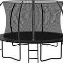 ALTLER 12FT Trampoline Enclosure Net Outdoor Jump for Kids and Adults Round ASTM Approved