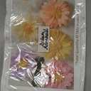 12 Pcs Daisy Tissue Paper Pom Poms Party Decorations Colorful Tissue Flowers Spring Party Decoration Paper Flowers Decorations for Wall Backdrop Garden Wedding Decor