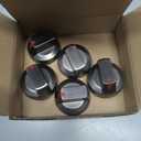 Upgraded DG64-00473B Stove Knobs Black Compatible with Samsung Gas Stove knobs,Samsung Oven knobs Replacement for NX58M6850SG,NX58J7750SG,NX58J5600SG,NX58K7850SG (5 Pack)