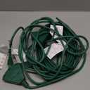 DEWENWILS 25 FT Green Outdoor Tri-Tap Extension Cord Splitter,Halloween Weatherproof 16/3 SJTW Power Cable for Outdoor String Light, Holiday Decoration and Landscaping Lights, ETL Listed, Pack of 2