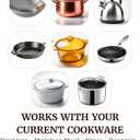 Elite Gourmet Countertop Electric Burner, 1000W Cast Iron Hot Plate, 7 Heat Settings, Portable Cooktop for RV, Dorm, Office & Small Kitchens, Road-Ready & Compact