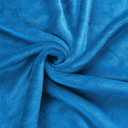 SUNNY HEAT Electric Blanket Full Size 72""x84"" - Warm Flannel Heated Blanket with 4 Heating Levels & 10 Auto Off, Winter Comfort Aid Bedding, Teal, A-blue