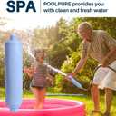 POOLPURE Garden Hose End Pre Filter for Pool, Hot Tub, Spa, Greatly Reduces Chlorine, Heavy Metals, Odor, Fits Any Standard 3/4" Garden Hose Thread, Up to 8,000 Gallons, 1PACK