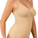 Shapewear Tummy Control BodySuit Seamless Body Shaper Butt Lift Full Body Suit, XS-S