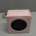 Gaiatop Mini Space Heater, Lightweight PTC Ceramic Fast Heating 500W Energy Efficient for Indoor Use, Overheating & 45 Tip-Over Protection, Portable Desk Electric Heaters for Office Home Pink