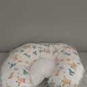 Nursing Pillow, More Support for Mom and Baby, Removable Cotton Cover and Colorful Animal Patterns, Machine Washable, Plus Size Baby Pillow, White