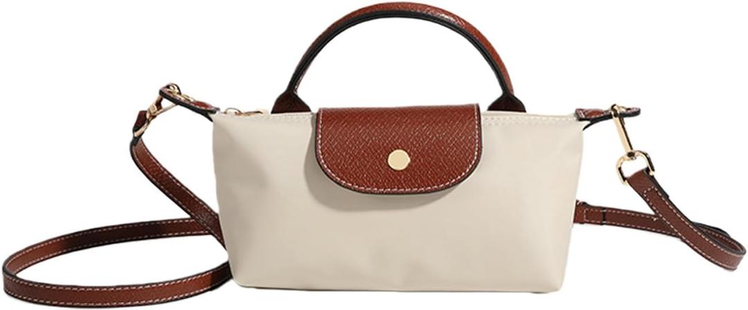 Mini Crossbody Bags for Women Handbags Purses Crossbody Bag with Adjustable Strap for Women Cute Nylon Tote Purse Ladies
