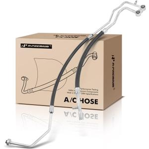 A-Premium A/C Suction Hose & Discharge Line Hose Assembly Compatible with Dodge Ram 1500/Ram 2500/Ram 3500, Petrol, Naturally Aspirated