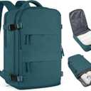coofay Large Travel Backpack For Women Men Airline Approved Carry On Backpack Flight Approved Waterproof Sports Luggage Backpack Casual Daypack Small Hiking Backpack (A-peacock Blue)