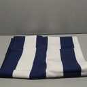 KOZYFLY Striped Outdoor Rug 27.5x43 Inches Front Door Rug Navy and White Woven Cotton Washable Outdoor Doormats Outdoor Entrance Mat for Front Door Entryway Patio Front Porch