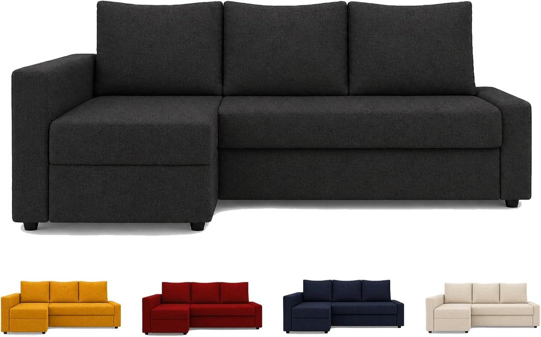 Friheten Couch Cover for The IKEA Friheten with Chaise Corner Cover, Sofa Bed Cover, Corner Sectional Sofa with Chaise Replacement, Sofa Not Include,Dark Grey, Left