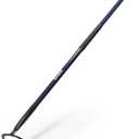 WIKER 57 Inch Professional Garden Hoe, Heavy Duty Weeding Tool with Pre-Sharpened Blade, Fiberglass Long Handle for Effortless Soil Cultivation and Weed Removal