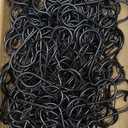 150 Pcs S Hooks for Hanging Heavy Duty, 3.5-inch Heavy Duty Metal S Hook with Safety Buckle, Suitable for 0.5 inch Rods, S Hook for Hanging Plants, Closet, Kitchen Utensil, Pot, Pan, Bags