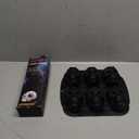 JETKONG Skull Cake Pan Silicone Skulls Cakelet Mold Skull Pirate Cake Tin Baking Pan (Black)