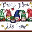 CROSSDECOR Stamping Cross Stitch Kit, 11 CT Cross Stitch Ornament Kits for Adults Beginners, Full Line DIY Stitching Kit for Home Decor Cross Stitch Patterns