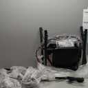 Medline Superlight Folding Aluminum Mobility Rollator Walker, Smoky Blue, 250 lb. Weight Capacity, 6" Wheels, Adjustable Arms and Seat, Foldable Rolling Walker for Seniors