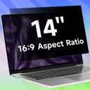 14 Inch 16:9 Laptop Privacy Screen Filter, Anti Blue Light Glare & Anti Scratch Computer Privacy Shield for 14" with 1920x1080 Aspect Ratio Laptop