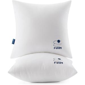 MIULEE 26x26 Throw Pillow Inserts Set of 2, Decorative Throw Pillows for Couch Sofa Bed, 100% Virgin Fiber Filling
