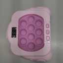 Electronic Pop It Game with LED Screen - 2-Player Online Bubble Pop Fidget Toy, Brain Training STEM Game for Kids 3-12, Anti-Anxiety Sensory Toy, Educational Birthday Gift for Boys GirlsBrown