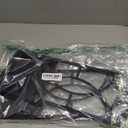 Candle Wall Sconces Set of 2, Black Metal Wall Art Decor for Living Room, Dining Room, Bedroom, Bathroom (16.5 x 7 in)