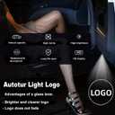 High definition LED projection welcome lightLogo Projector Puddle LightsCompatible with Cayenne /718 Boxster/CAYMAN/Macan S/911plug and play (2PCS)