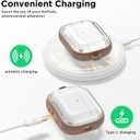 for Airpods Pro 3 Case Clear, Soft TPU Transparent Anti-Yellowing for Apple AirPods Pro 3rd Generation (2025) Case Cover for Men & Women with Keychain, Military-Grade Shockproof, Clear+Brown