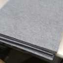 24x24 inch Polyester Light Grey Carpet Square Set of 10 with Stickers for Easy Peeling - Self-Adhesive Peel and Stick Carpet Tiles - Works with Most Subfloor Types - Light Gray Floor Squares