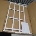 Fixed Window Safety Guard 19”x 54” Adjustable Width Prevents Accidental Falls, Non-Egress, Tamper Resistant Screws Included, White, Single Pack
