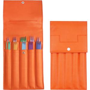 Weabetfu 40pcs Double Point Knitting Needles Set Aluminum Knitting Needle 7.9-inch Length Knitting Kits for for Handmade Creative DIY and Any Weave Yarn Projects 8 Sizes 2.75mm-6.0mm