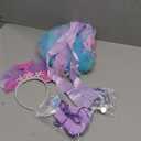 Topney Little Mermaid Tutu Dress for Girls - Princess Mermaid Ariel Costume with Accessories S