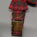 Unique style paws Christmas Dog Collar with Bow Tie Scottish Plaid Puppy Collar for Small Medium Large Dogs as Holiday Autumn Winter Gifts-L